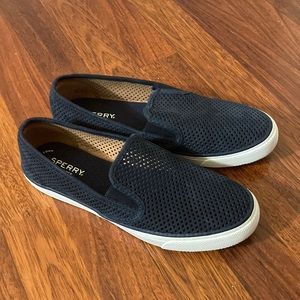 Sperry STS95716: Top-Sider Women's Seaside Navy Nautical Sneaker (US Women)